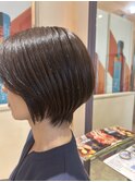 ハンサムショート/ショートボブ/切りっぱなし/博多駅