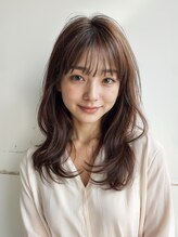 アンヘアー(UNHAIR by shiomiH) 韓国ヘア韓国風レイヤー小顔前髪アンブレラカラーシースルー