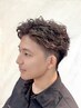 【メンズ】カット+ケアパーマ+オージュア 2STEP TR　￥13,750