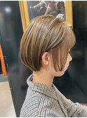 丸みショートボブ