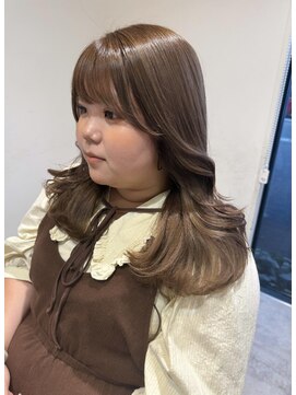 ルシュカイチマルニ(Rasca102) Rasca◇マロンベージュ　秋カラー　くびれ巻き