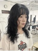 レイヤーウルフパーマ レイヤーカット ウルフ スタイリング簡単