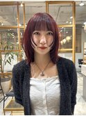★赤髪/カシスピンク/レイヤー
