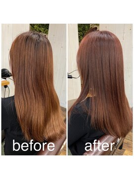 大人かわいいモテ髪ピンクベージュ〔宇都宮/宇都宮駅〕