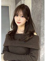 ハオ(hao)&nbsp;【hao渋谷】オリーブアッシュ×ラフバタフライカット