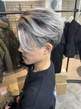 ラフ(LAFF) メンズバレイヤージュ/ホワイトカラー/ブリーチ2回