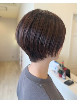 ヘアメイク アリエス 富谷店(HAIR MAKE aries) 乾かすだけでまとまる◎ツヤ感あふれる上品コンパクトショート