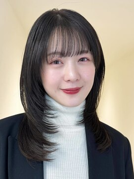 アイトーキョーエス 渋谷(AI TOKYO S) レイヤーボブ/オリーブベージュ/結べるボブ