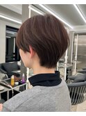丸みの美シルエットショートヘア