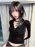 ハッシュカット/レイヤーカット/ブリーチカラー/ダブルカラー