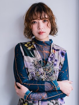 ヘアークラフト(Hair Craft) ボブパーマ×ブリーチパーマ【岡山】ショートボブレイヤー