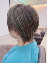 オフ(off)&nbsp;丸みショート×くびれショート｜ベージュブラウンカラー