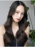 ★コテ巻き風パーマレイヤーカットデジタルパーマ 顔周りカット