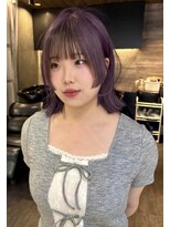 シア 富雄店(Sia.) purple × black × design