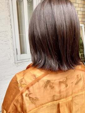 序 by coma academy salon 【序中野】グレージュ外ハネボブ