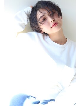 ミラバイグリーン(Mira by green) アシメショート 黒髪 大人かわいい ボブ 小顔 マッシュ #6