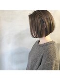 簡単時短セットな大人ショートボブ、
