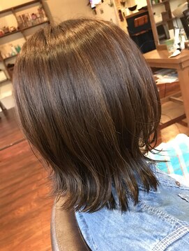 ヘアーホーム チケ(hair home tike) 簡単外ハネボブ