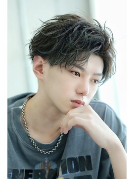 リップス 表参道店(LIPPS) かき上げスタイル【リバーススウェル】2ブロック刈り上げ