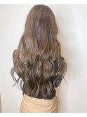 20代30代40代大人可愛いミルクティーベージュハイライト