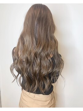 ナンバー(number+) 20代30代40代大人可愛いミルクティーベージュハイライト