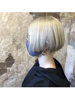 マギーヘア(magiy hair)&nbsp;[magiy hair yumoto] ホワイトブロンドボブ