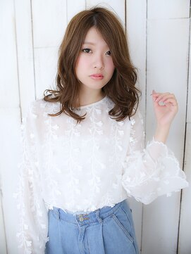 ルナラックスビー 沖縄店(Luna LUXBE) ナチュラル可愛いゆるふわミディ