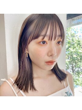 ガーデン ムサシコスギ(GARDEN MUSASHIKOSUGI) ぱつっとストレート/似合わせカット/大人かわいい/前髪カット