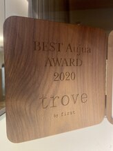 BEST Aujua AWARD   2020.2021年☆2年連続受賞☆