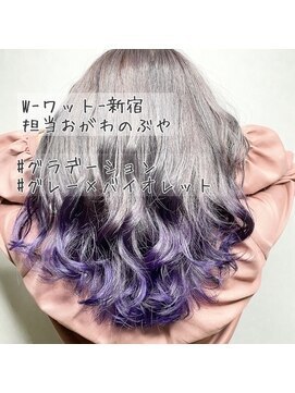 ワット 原宿店(W) 【W-ワット-原宿店】*グレージュ×原色*