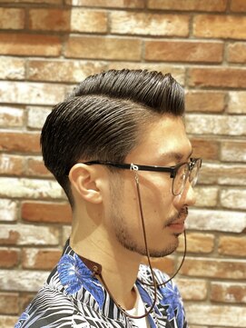 ヒロギンザバーバーショップ 丸の内店(HIRO GINZA BARBER SHOP) ロングトリム×七三×クラシック【東京駅/丸の内/バーバー】