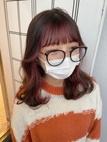 インナーカラー＊ローズカラー＊マスク映え【ZinaCENTRAL】