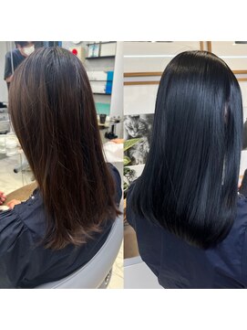 ラミ(L'ami) 黒髪ストレート/20代30代40代50代縮毛矯正