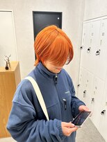 フォルメージ(formage) ショートウルフ　オレンジカラー【三宮】福岡