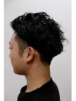 クランク(CRANK) ツーブロックショートパーマスタイル