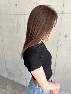 アールヘアーデザイン 藤が丘(r hair design) ベージュカラー 髪質改善 ブリーチなし トリートメント