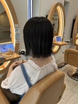 アドラーブル けやき通り店(adorable)&nbsp;小顔補正立体カット×ナチュラル外ハネボブ 10代20代