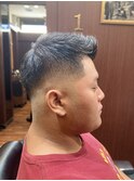 MEN'Sミドルスキンフェードメンズバーバースタイル銀座/床屋