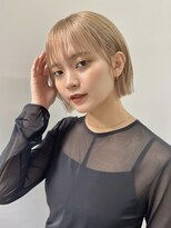 ミィ 表参道(mee.) 黒髪/ボブウルフ/ネビージュ/小顔/ワンレン/髪質改善/前髪