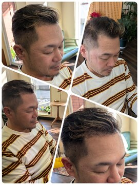 クリア 美容室 ソフトリーゼント☆メッシュ