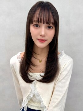 アッシュ 中野店(Ash) イメチェン/似合わせカット/フルバング/レッドブラウン/中野