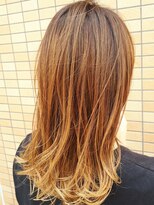 アレックス 西神中央店(alex) 大人可愛いデザインカラー×外ハネ【20代30代40代50代】