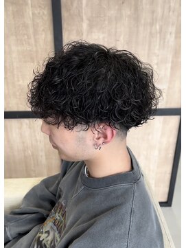 メンズギフト(men's GIFT) 刈り上げツーブロック波巻きスパイラルパーマメンズマッシュ