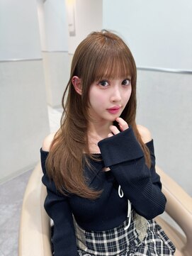 ラベル 渋谷(LAVEL) 韓国レイヤーカット小顔似合わせ顔まわりカット20代30代