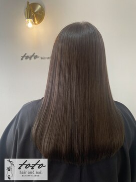 トトヘアーアンドネイル(toto hair and nail) 人気NO.1【髪質改善カラーコース】カット・メテオカラー・TR