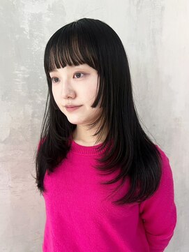 アイティーバイアルバム 下北沢店(IT by ALBUM) 顔周りレイヤー美髪おくれ毛ロング_ba509091