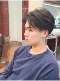 センターパートマッシュメンズ目黒
