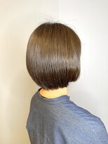 ブロッサム 東久留米店(Blossom)&nbsp;20代30代ミニボブココアブラウン小顔美肌ストレート丸み