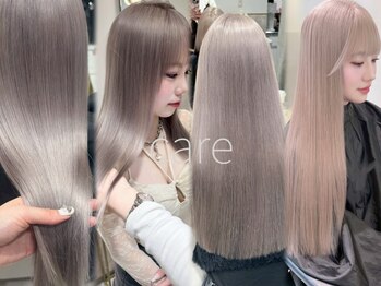 care 渋谷 ブリーチ／ダブルカラー【キャリ】