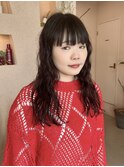ロングパーマ